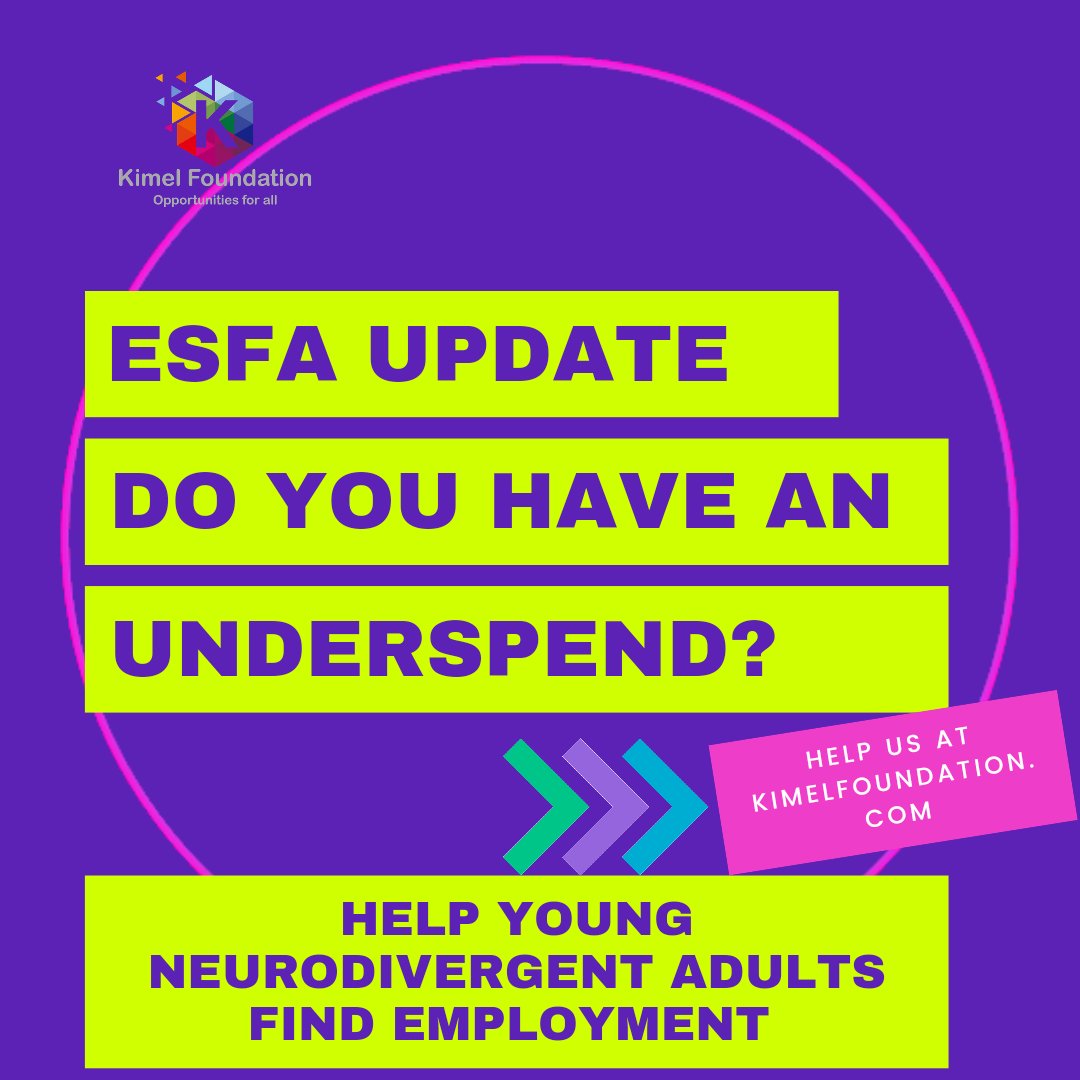 Kimel pathways is a new exciting program to get young #Neurodivergent #adults into #work in the #berkshire area. We are looking for #Training #companies that have an underspend on their #ESFA to partner with us to deliver this #programme.