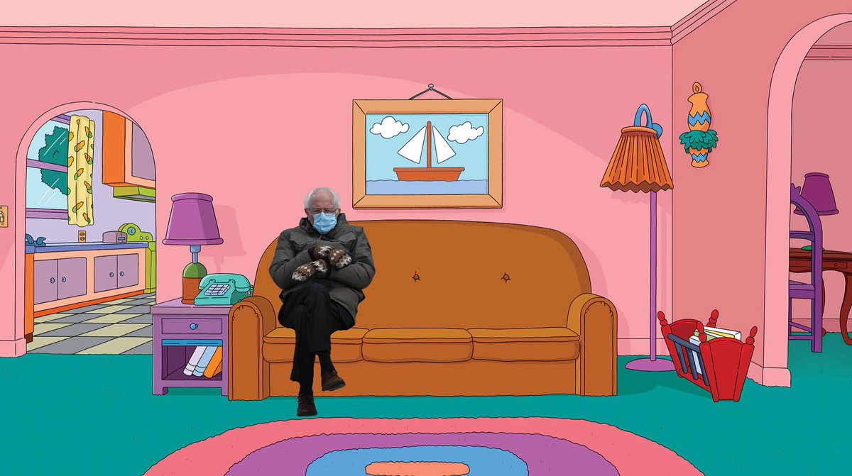 AnnetteACaton's tweet image. #berniememes