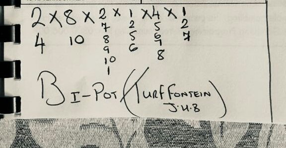 MyBigBets1's tweet photo. Below is our Bi pot selections for 📑@Turffontein race course 🏇💥✔💲💡
Starts from Race 2 at 12.50pm🕤🏇🌟🌟🌟🌟
Remember any percentage % bet can be taken for bi pot🏇🌟🙌
Good luck all🏇🙌🎯
#punting #winninghorses ##makethemoney ##MYBigBets #bettingtips @NeilAndrews65 https://t.co/fjGh4nUzQt