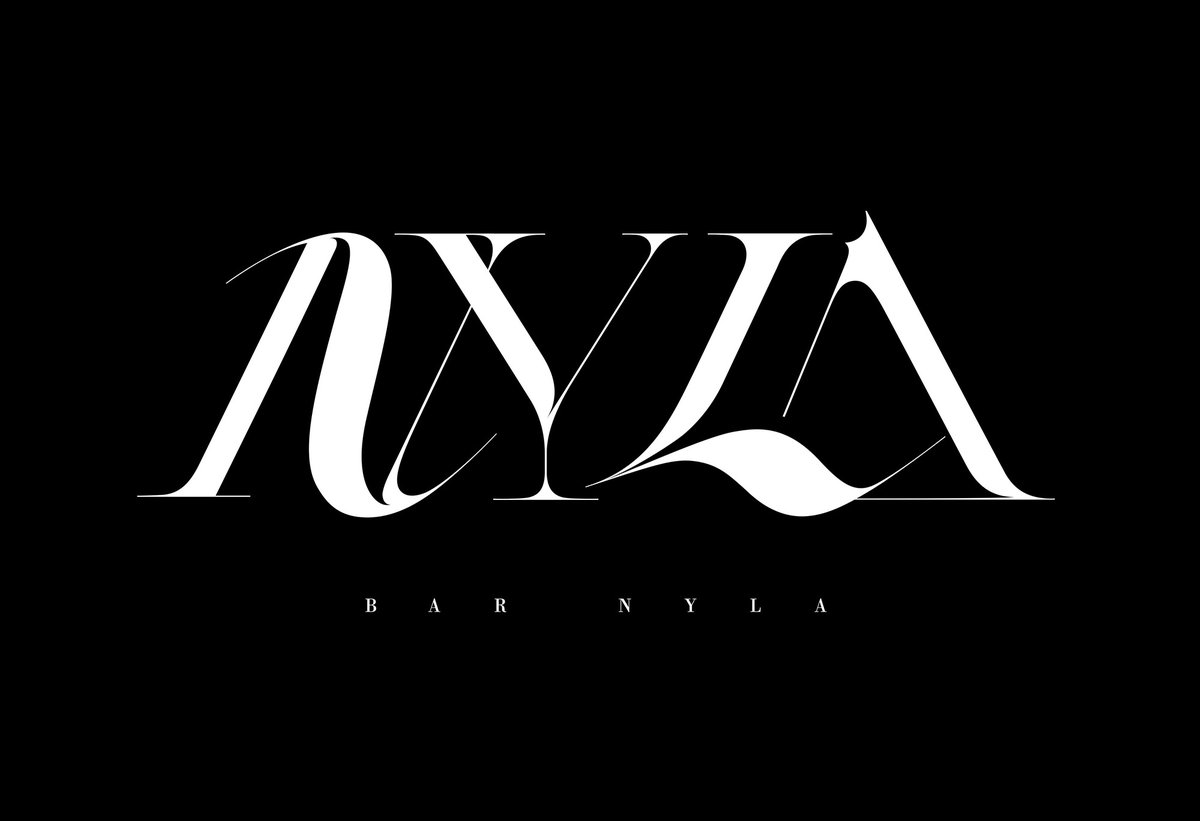 MonolithVisual's tweet photo. Bar NYLAのブランドロゴ・ブランドツールを制作しました。
#広告 #デザイン #ポスター 
#NYLA  #Bar https://t.co/jrlSSRO1Ig
