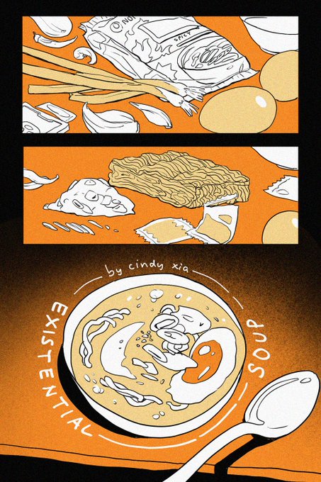 existential soup (1/2), a comic with a funny name about how things are going and how they will stay for a while 