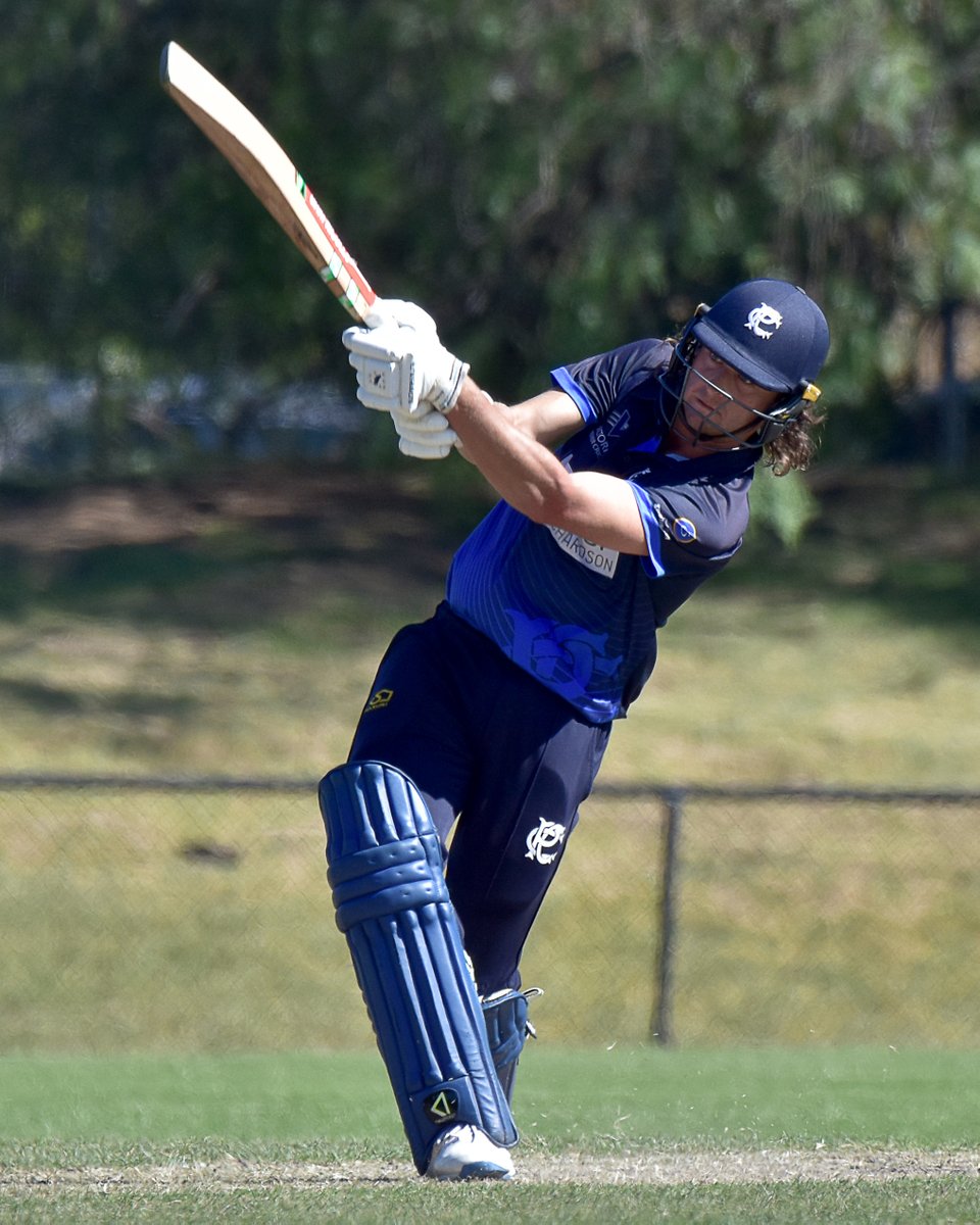 💯Sensational innings by Lachie Bangs today to post his second ton of the season. Featuring one of the best displays of clean hitting you will see Bangs piled on 110 no, including 11 sixes and 6 fours, in a 160 unbroken partnership with Nick Blaich (69 no). 

<a href="/vicpremcricket/">Vic Premier Cricket</a>