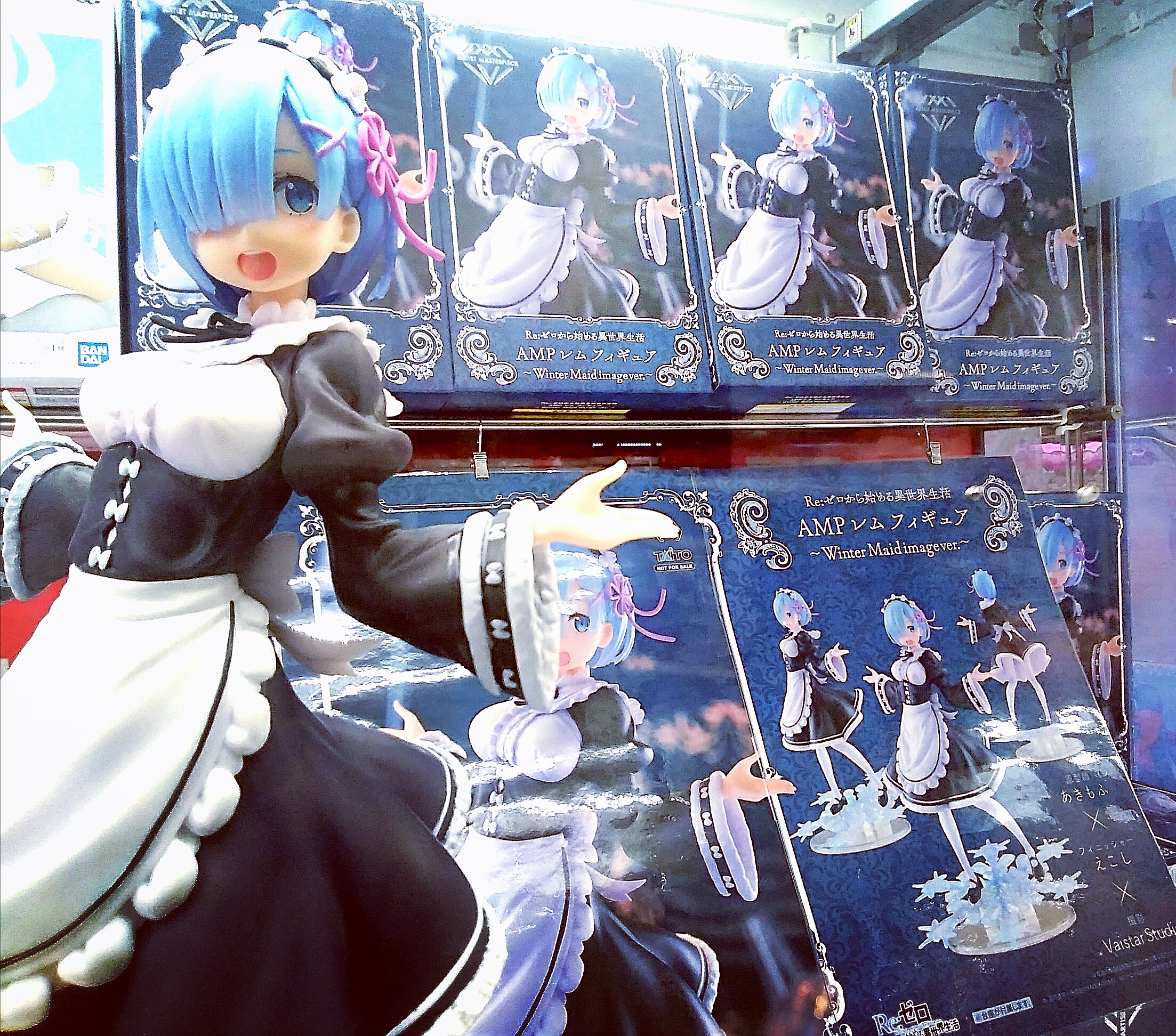 タイトーfステーション 姫路店 新景品 Reゼロから始める異世界生活 Amp レム フィギュア Winter Maid Image Ver 入荷 タイトーより新たなレムのフィギュアが登場です 冬仕様のメイド服を纏い プライズフィギュアとは思えない程の高