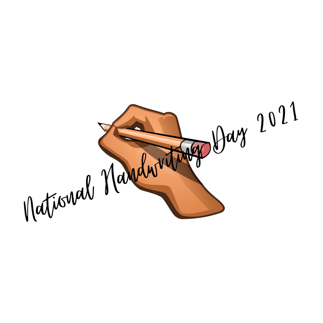 Today is National Handwriting Day! What have you been writing about lately? Send us a picture of your handwriting. #weareCU