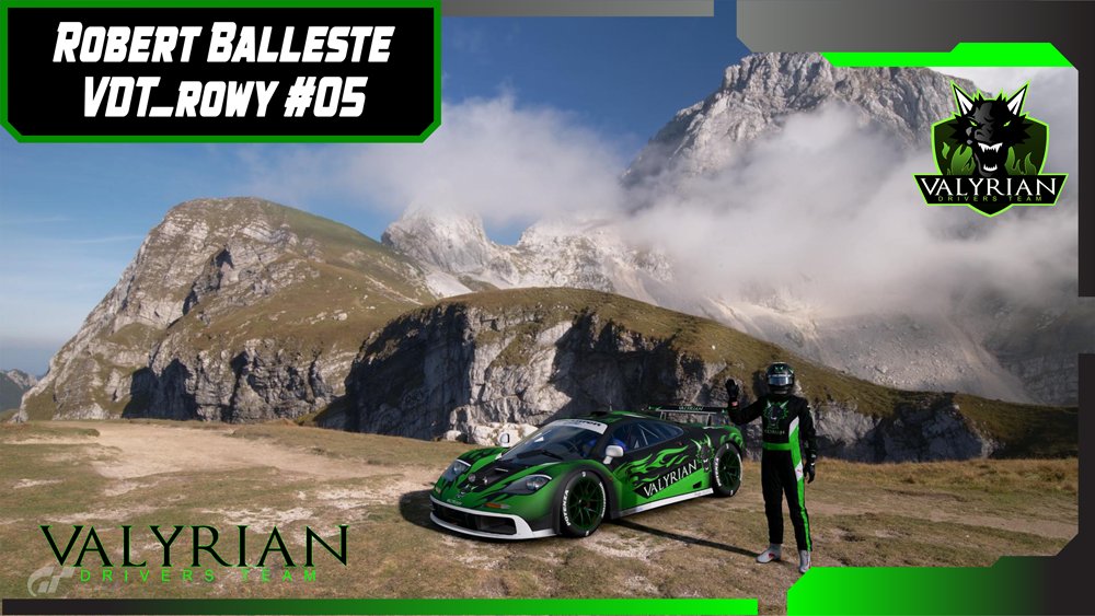 Valyrios días🔥

Más presentaciones: Teníamos un Robert 🃏 escondido en la manga🤭

Enseguida se sube al carro🛒 aunque también le encanta ir en moto🏍️

Crees que puedes seguirle? Hazlo en <a href="/r5bert/">robert</a>😉 

#ValyrianDrivers #GTSport #granturismosport #Simracing