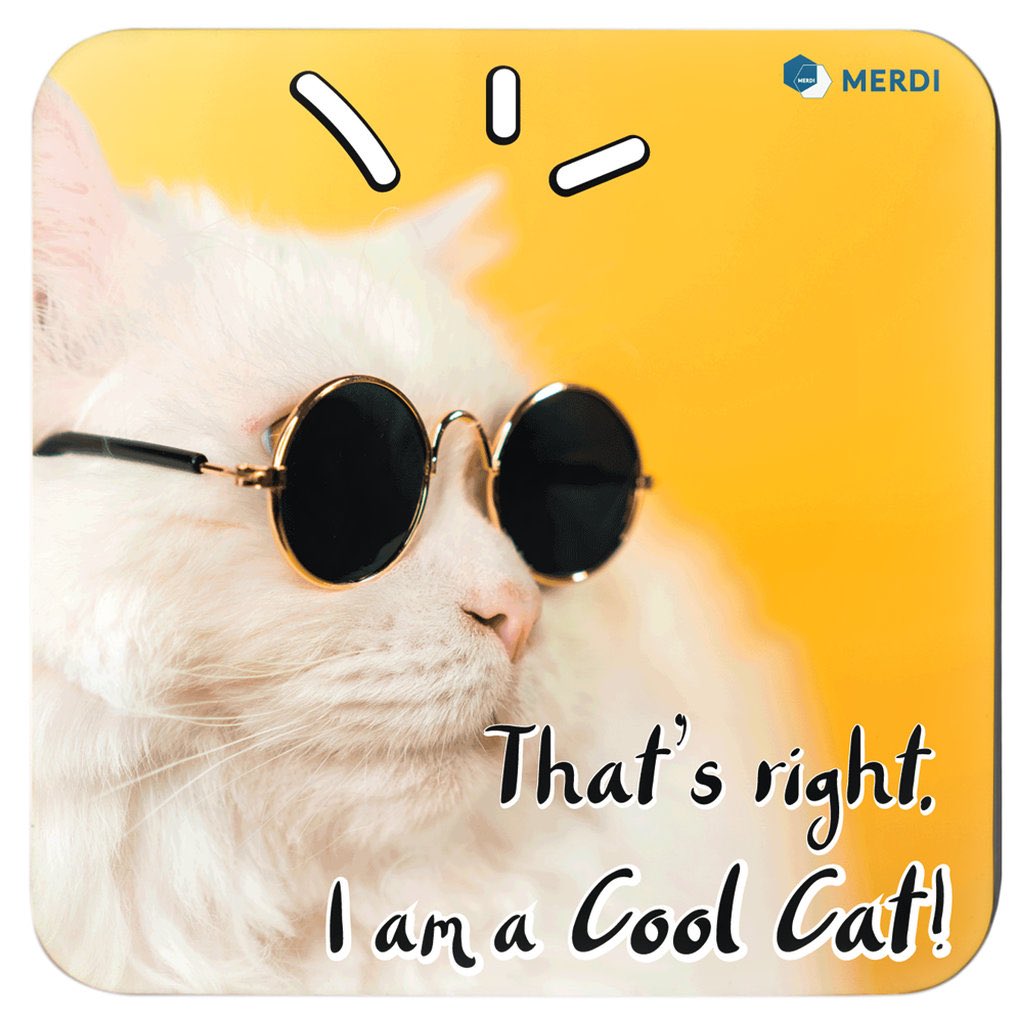 merdicrat's tweet photo. Excited to share the latest addition to my #etsy shop: Meow! Make You Are Happy! Popular Culture Series Coasters https://t.co/U5ZGeEPtmB https://t.co/0RIElK0rqF