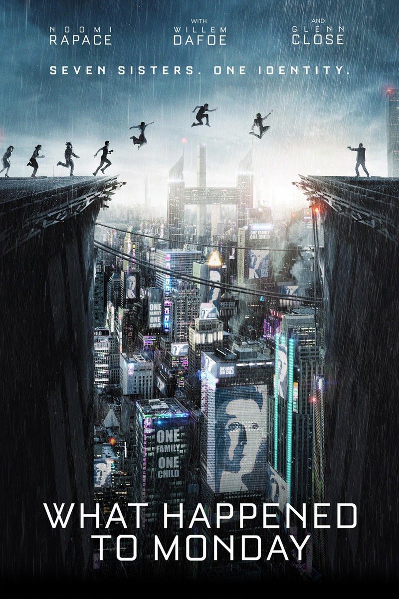 What Happened to Monday: A pretty decent action flick. The ICE metaphor was pretty amusing ( @OliveOilLube you spotting that made the movie a lot funnier) for characters named after days of the week all the characters were actually pretty likeable. Alright time