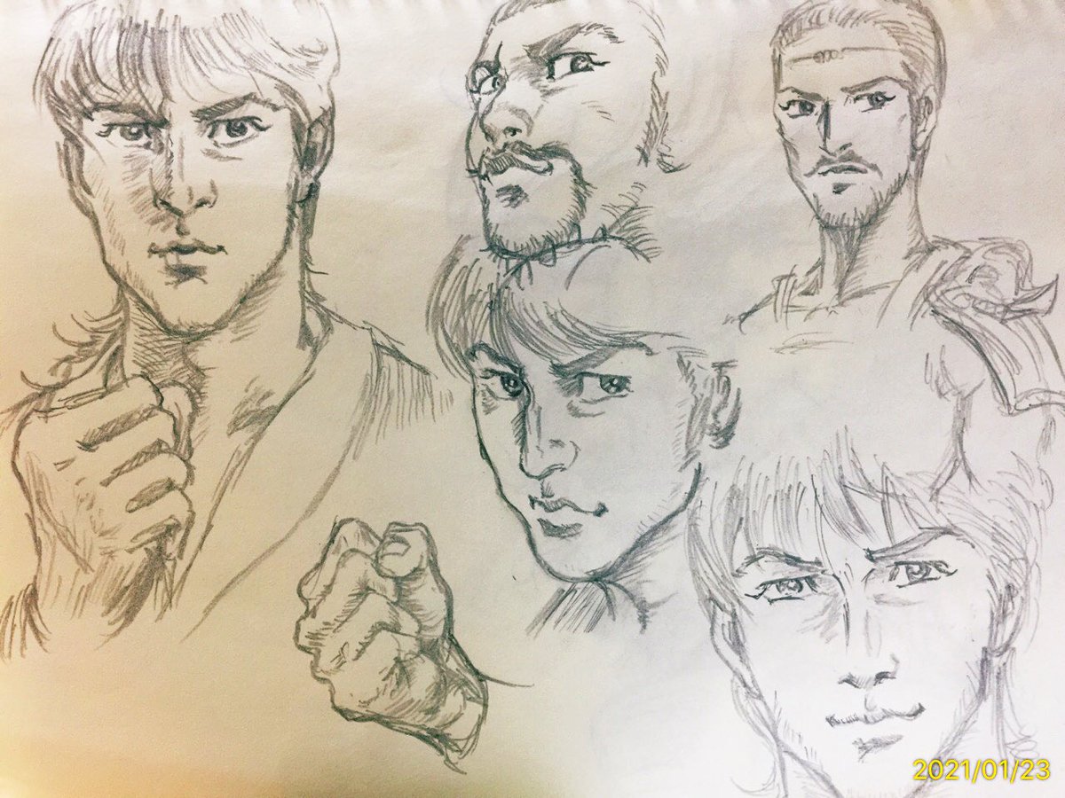 何か練習になりそうなもので好みの絵…と検索していたら、 劇画界の超 