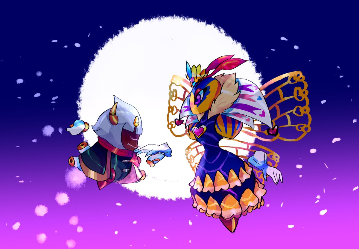 ラビィ様 The servant and his Queen #Fanart #Kirby #KirbyStarAllies #カービィ