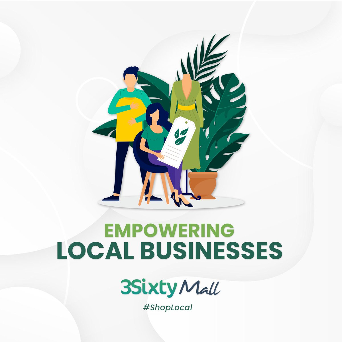 Here at 3Sixty Mall, we empower local businesses and entrepreneurs to grow their businesses in every aspect of their journey to meet buyers to showcase and promote their products until deliver them safely to their customers. 
 #empower #localbusiness #homegrownbusiness #buylocal