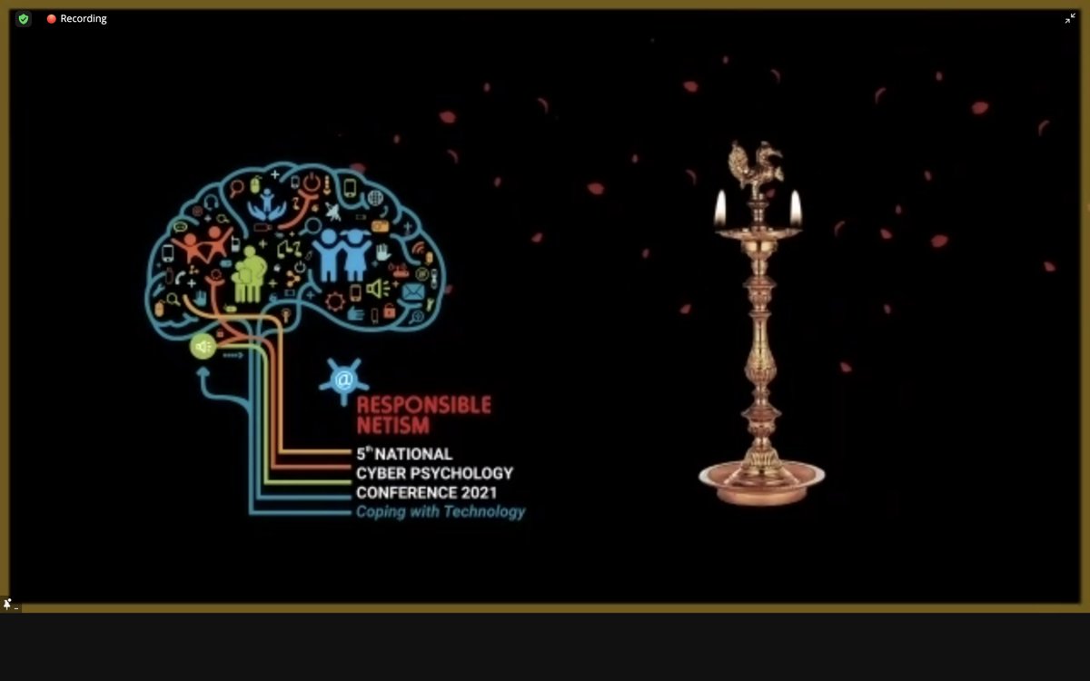 Rnetism's tweet photo. Inaugural ceremony of Lighting Virtual Deep .
5th Responsible Netism Cyber Psychology Virtual Conference
#childonlineprotection #buildingdigitalguardians #cybersecurity #cybersafety #Responsiblenetism #NEP2020 #NationalEducationPolicy
#CopingwithTechnology #newnormal https://t.co/w3J7T0Sf7k