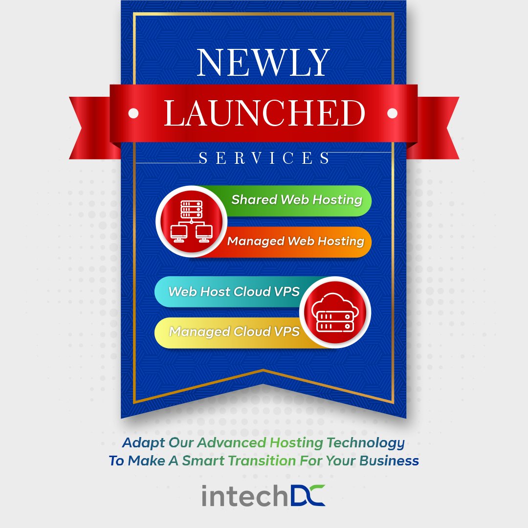 DcIntech's tweet image. Make the #SmartTransition of your business. Explore our newly launched services in Web Hosting and Cloud VPS at the most affordable prices.
Checkout Our Website: intechdc.com
Call Us Now: 02262612555

#Cloud #CloudComputing #CloudVPS #WebHosting #Business #IntechDC