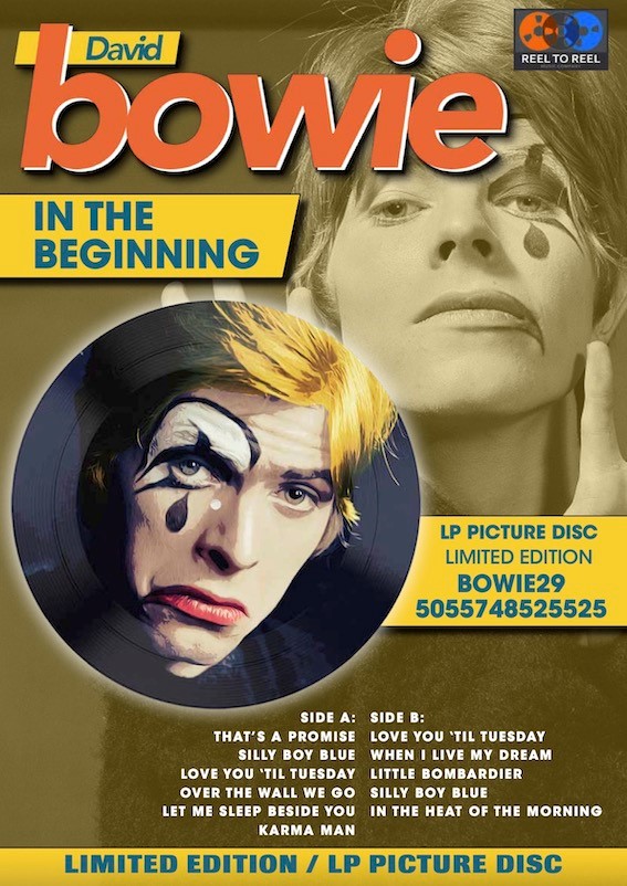 #DavidBowie LP picture disc 'In The Beginning' - £19.99

#vinyllover #vinylcollection #vinyljunkie #vinyladdict #record #records #recordlover #cratedigger #nowplaying #single #vinyl #record #vinylcollection #recordcollection #vinylart #vinylcover #recordcover