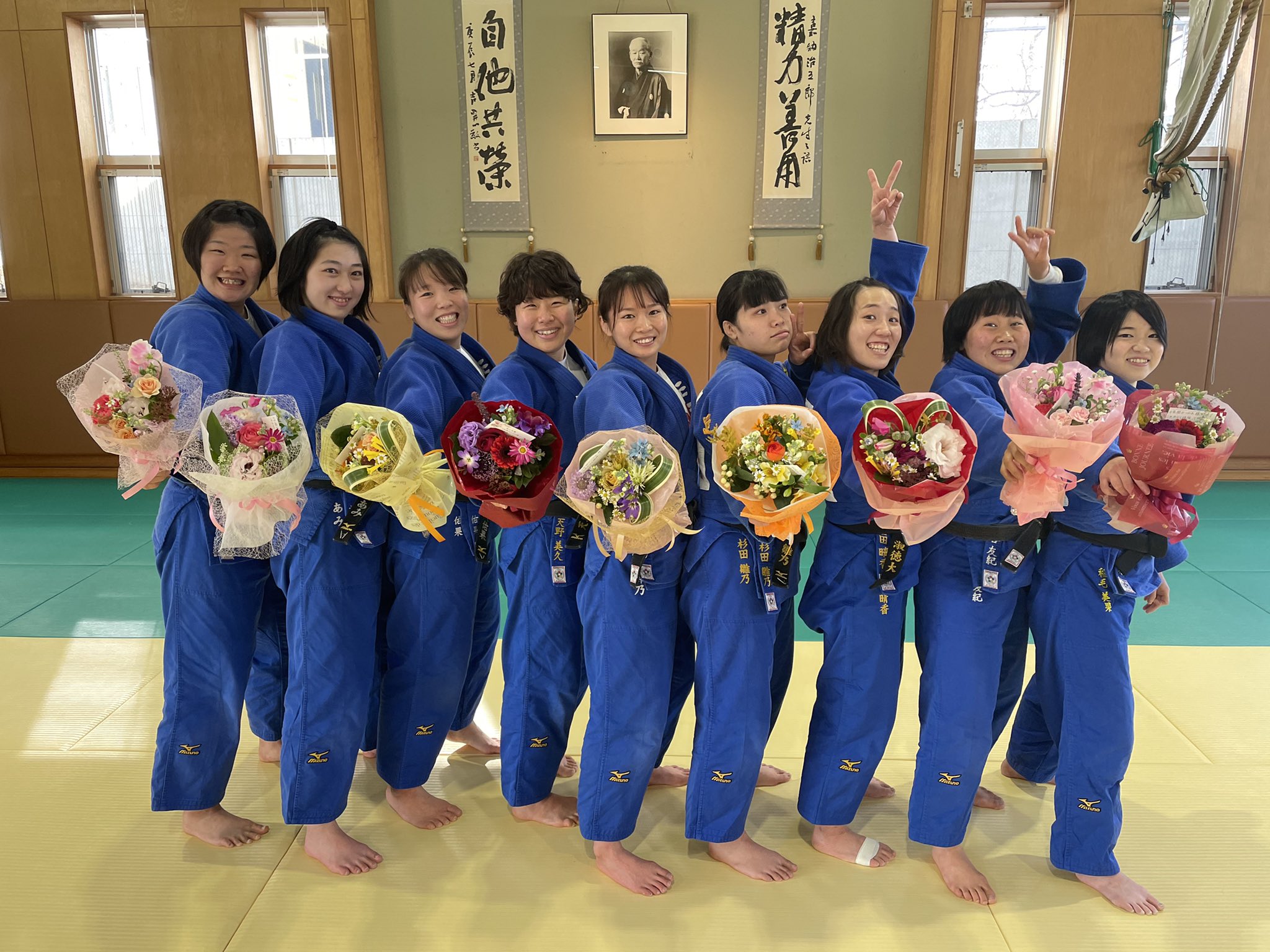 Twitter पर 淑徳大学女子柔道部 これが私たちの出した答えです 淑徳大学女子柔道部 17年入学 9名