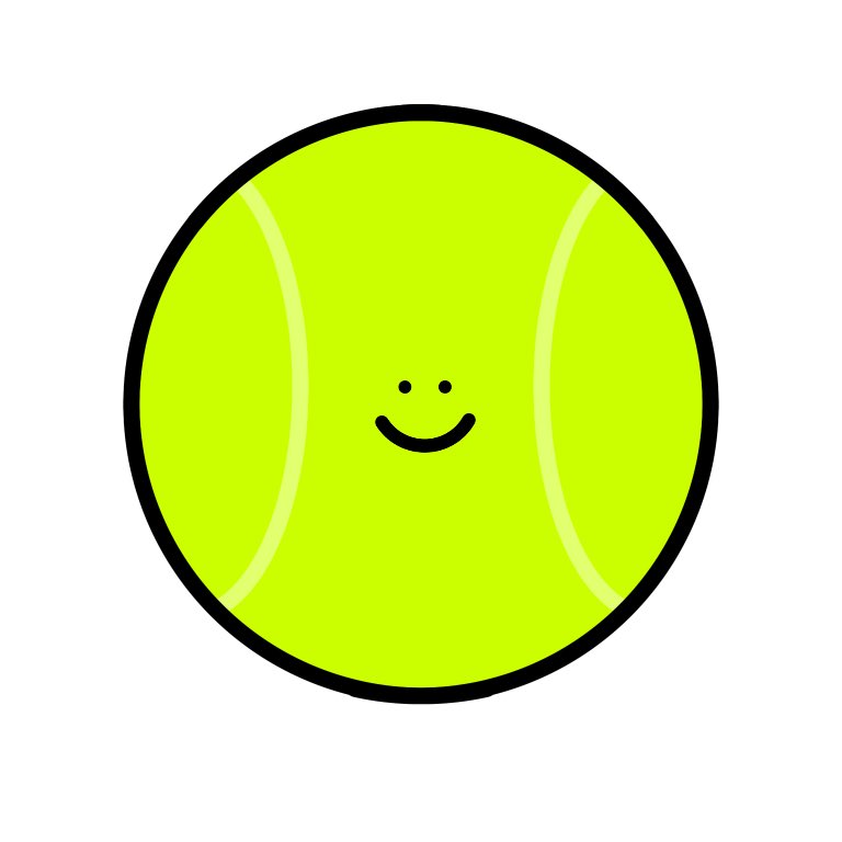 Suzemm Pa Twitter テニスボール イラスト好きな人と繋がりたい イラスト T Co Tubw7fvxys Twitter