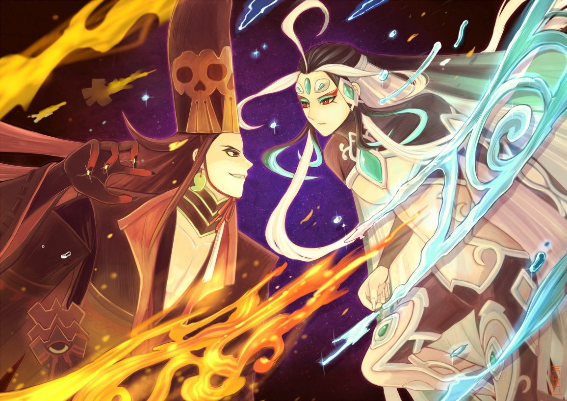 Fgo 蘆屋道満 Vs 始皇帝 的な あつあつアーチと水銀アーチ 正式名称不明 うしじいのイラスト Fgo 蘆屋道満 Vs 始皇帝 的な あつあつアーチと水銀アーチ 正式名称不明 うしじいのイラスト