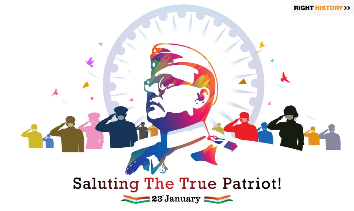 RightBharat's tweet photo. Though Netaji himself never managed to witness the joy of freedom his role in the independence of India was second to none. 

#NetajiSubhasChandraBose #NetajiSubhasChandraBose  #ParakramDivas #NetajiVsNehruji #NetajiJayanti https://t.co/DAdXRfijte