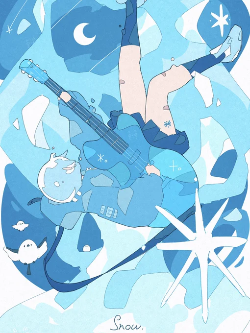 「雪が散る。」 