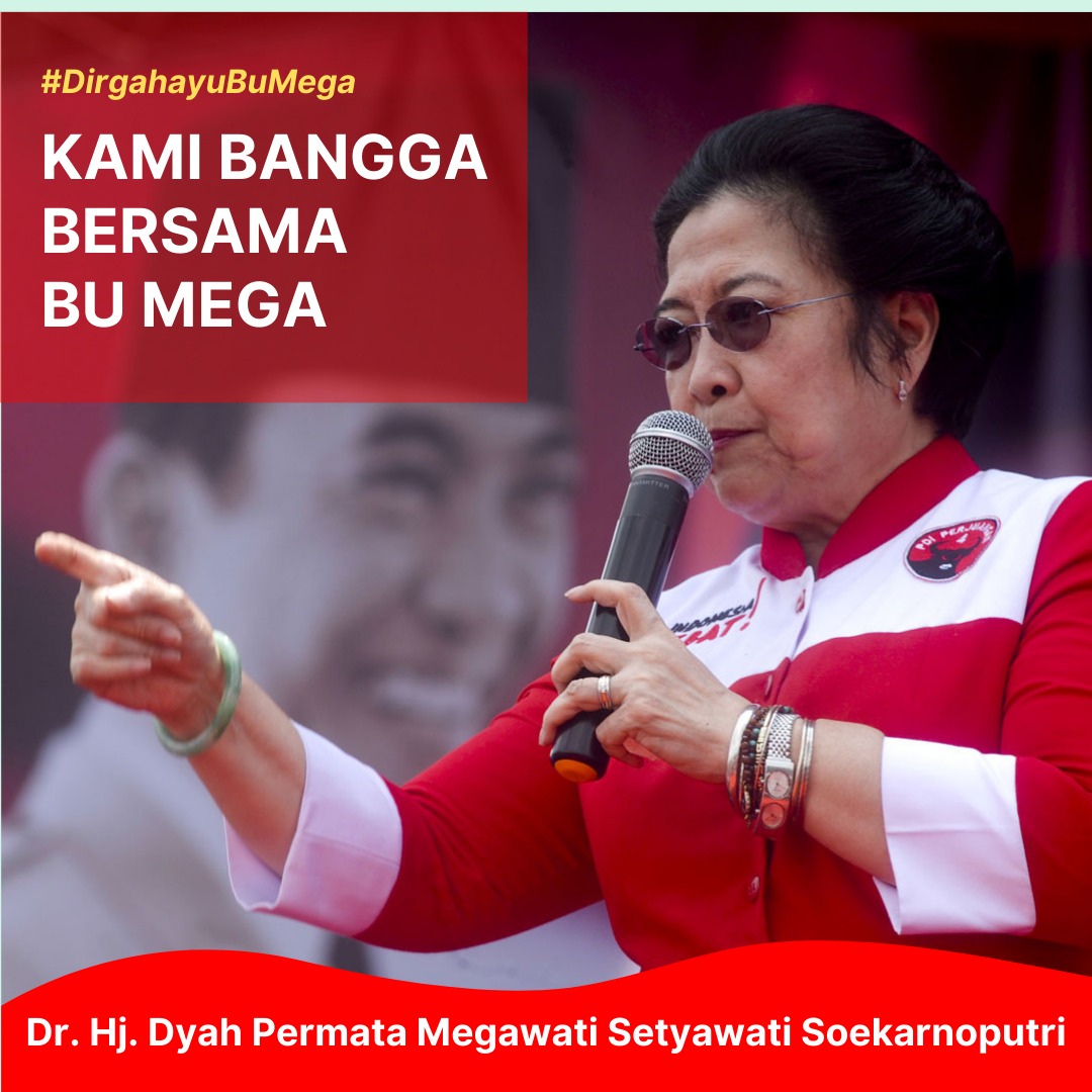 Generas06143573's tweet photo. Bangga ibu mega
#DoaUntukNegeri 
#DirgahayuBuMega https://t.co/CKr0YgxRZk