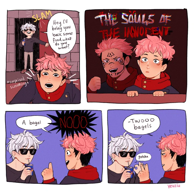 Thought this vine suits them
#JujutsuKaisen #Itadoriyuuji #GojouSatoru 