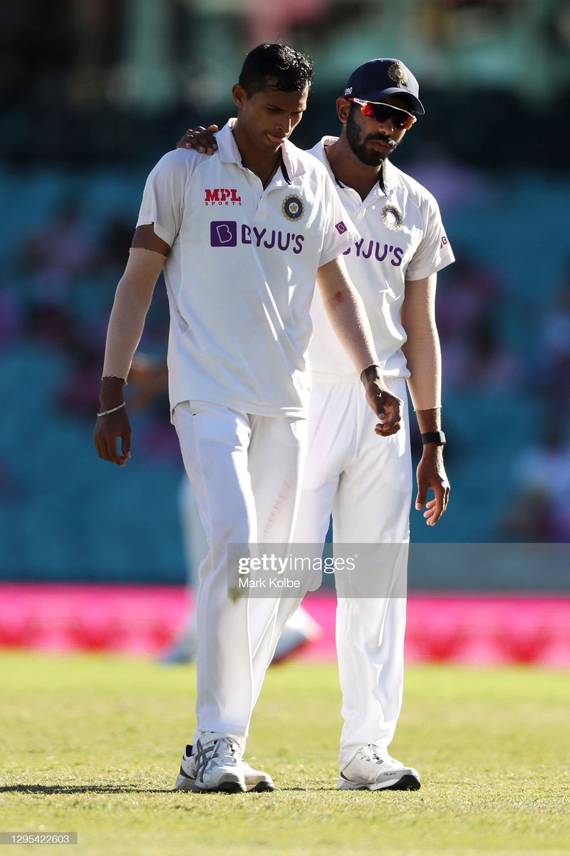 Came to Aus as our pace leader,  @Jaspritbumrah93 bowled with  at  @MCG on Day 1 and had those brilliant spells in between too.Only an abdominal strain could have kept him away from our GABBA dream, but his inputs to Siraj & Co. from the boundary line were more than GOLD 