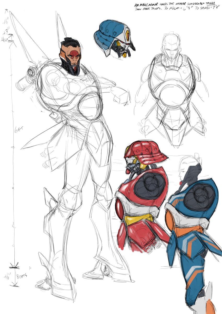 BadIdeaComix's tweet photo. Armor doodles! https://t.co/oc5RGY7OnY