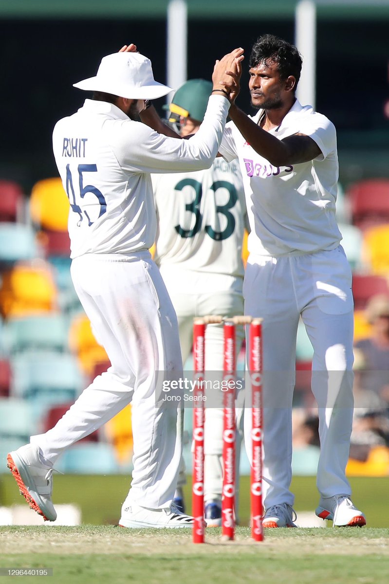 Cricket has loved this young ladA super IPL season gets him on the plane for dream limited overs leg. Stays back as a net bowler, but as Destiny has it, he makes his Test Debut @ GABBAYour story is for the ages,  @Natarajan_91 You deserve your time away with your little one