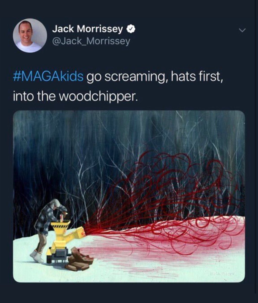 AnOpenSecret's tweet image. Disney producer Jack Morrissey tweeted that MAGA kids should go into the wood chipper, and Disney did nothing. 

That’s how much Disney cares about children