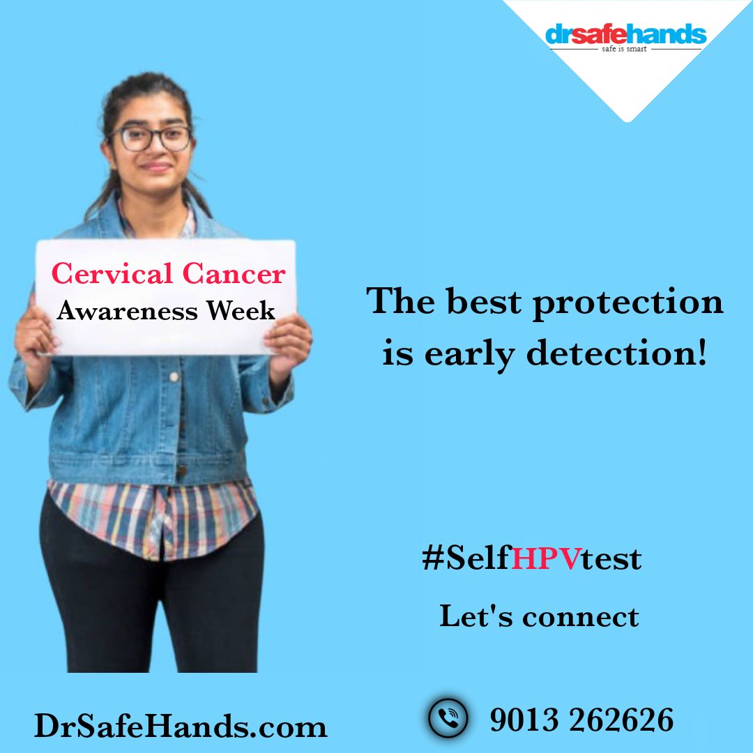 AskDrSafeHands's tweet image. #HPVtest at home empowers you to screen yourself against #CervicalCancer. Every 7 minutes a woman in India succumbs to this cancer which is fully curable with early detection. 
zcu.io/sOP3 

#CervicalCancerPreventionWeek 
#SelfHPVtest #HPV
