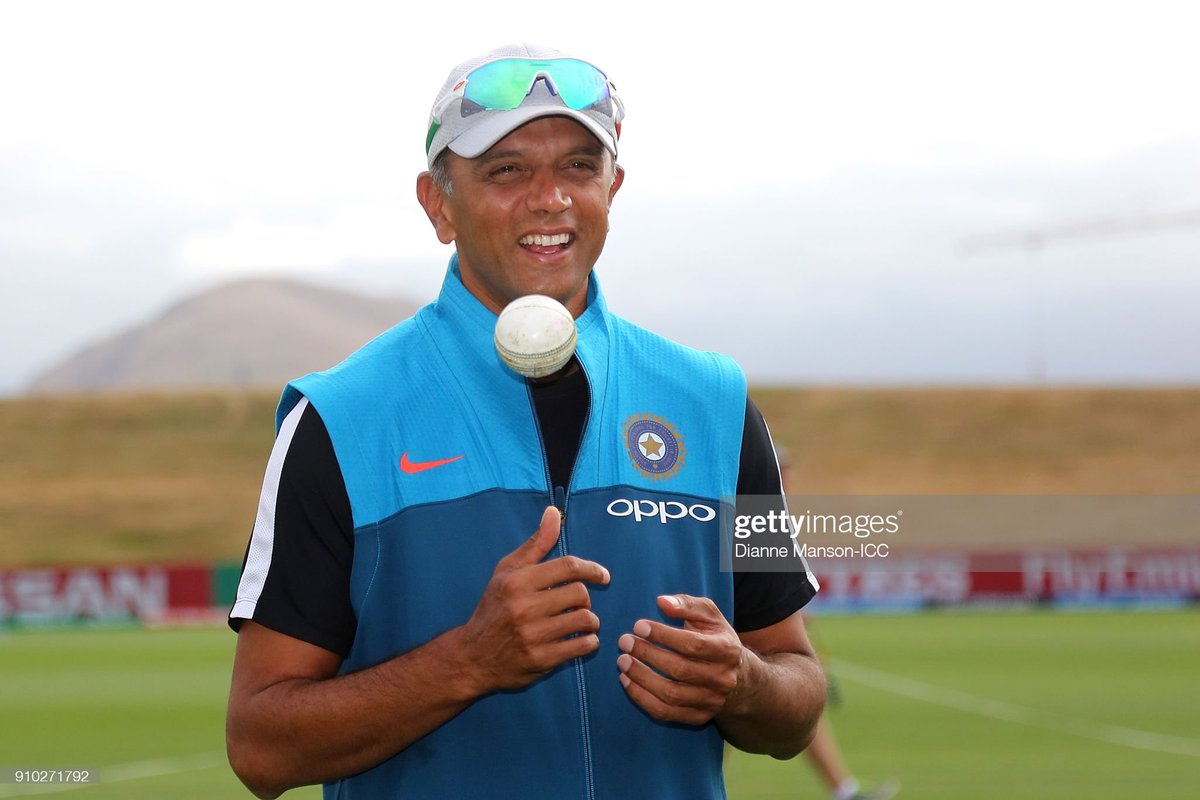 Last, but the most important :)This may be a Team of Shastri, Kohli & Rahane.But we have someone who has been silently doing all the hardwork with our superstars of tomorrow.Taking Indian Cricket forward on the front foot, with an assured & positive defense.Thank you RSD 