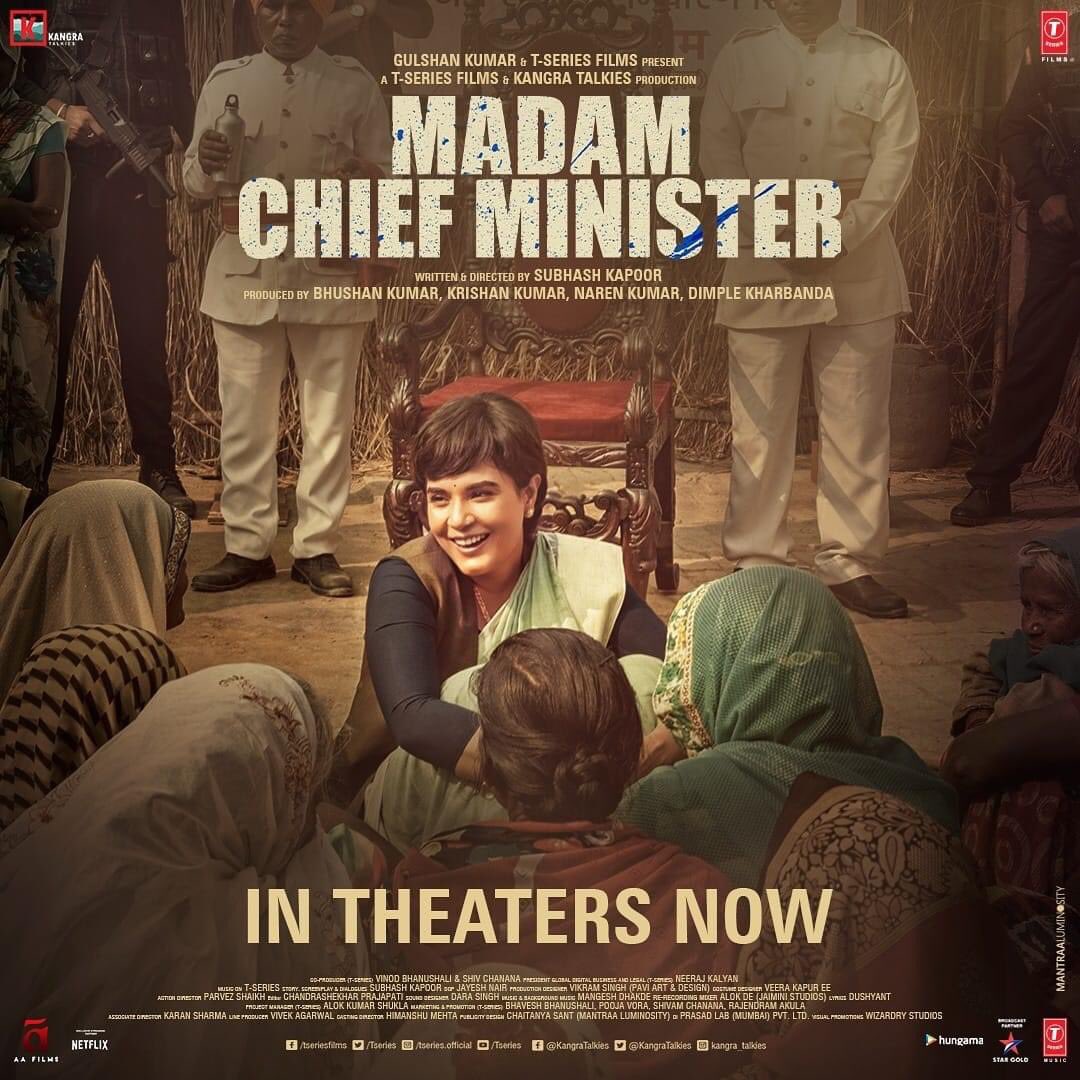 Two great movies released... #Tribhanga with @itsKajolD shows no one is perfect, while #MadamChiefMinister Minister with @RichaChadha shows how to be bold and fight for yourself... More power to Bollywood actresses!