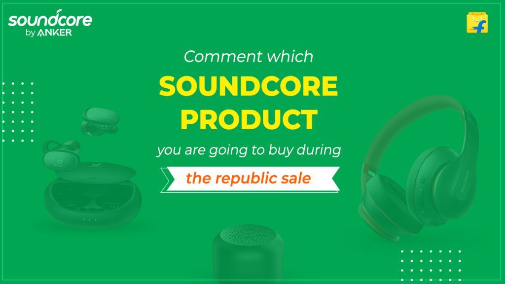 Let us know which #SoundcoreProduct rings bell in your head 😍
Visit Flipkart #BigSavingDays bit.ly/37YwSna

#SoundcorebyAnker #Neckbands #Speakers #Headphones #truewirelessearbuds  #AvailableonFlipkart