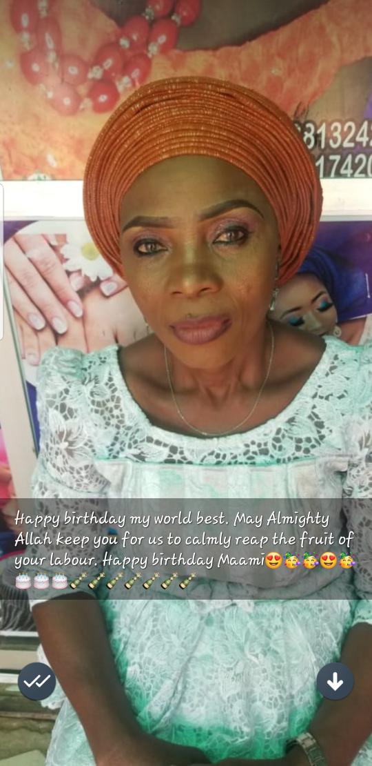MamudBola10's tweet photo. Today is my MUM birthday. Help me shower wishes on her. Long life Maami https://t.co/UzO0cuiqCO