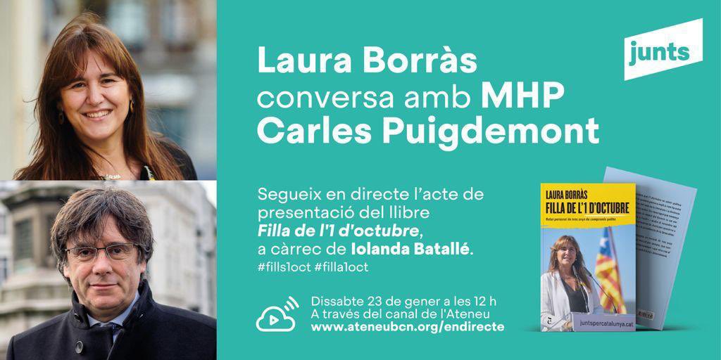 KRLS's tweet photo. L’#1oct és un punt d’inflexió històric nacional, col·lectiu i personal: la conscienciació de ser una República emmanillada pel vell Estat; la seguretat que Junts ens podem alliberar; i la decisió de molts com @LauraBorras d’implicar-se políticament. D’això i més en parlarem avui https://t.co/WDpr7lLq3v