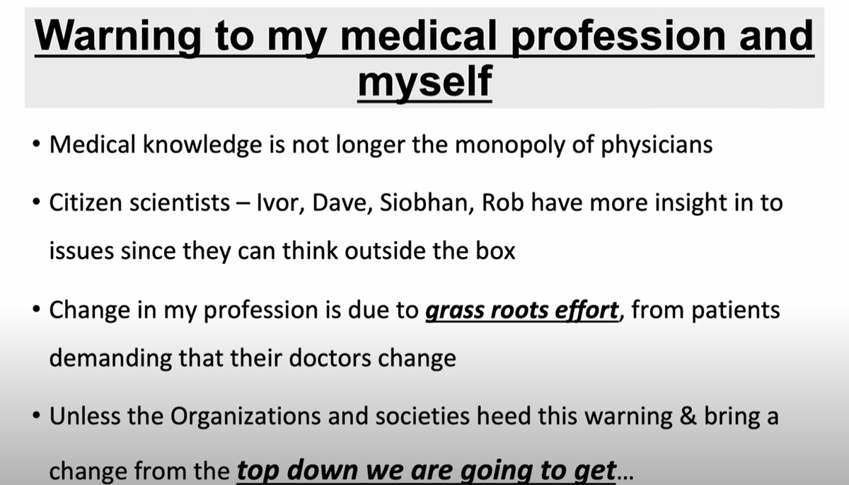 Akankah konsensu kedokteran cepat menyesuaikan penelitian-penelitian baru ini? Sulit untuk membayangkan demikian. Mengutip Dr. Nadir Ali di presentasi di atas: