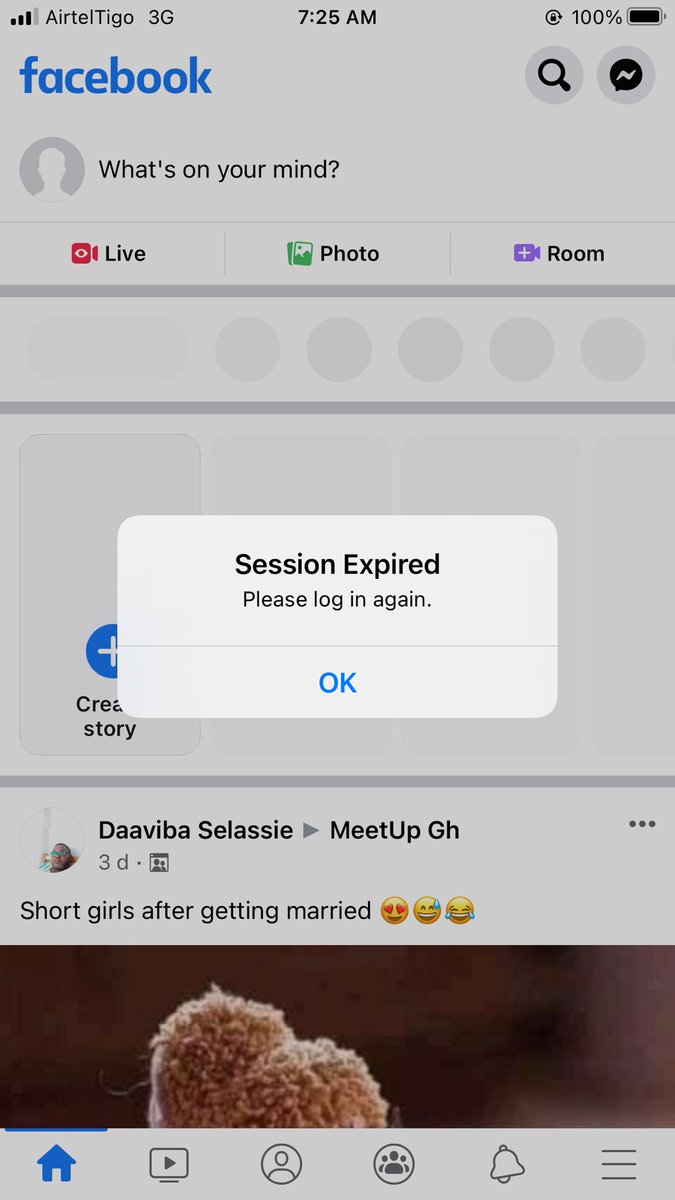 POKUASE1STLADY's tweet image. Facebook is logging out of all iPhone users FB accounts 🙄🙄