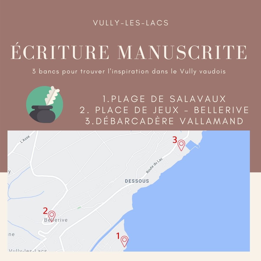 VullylesLacs's tweet photo. En cette journée mondiale de l’écriture manuscrite ✍️, nous vous proposons 3 lieux magnifiques pour vous asseoir dans le Vully et trouver l’inspiration. Alors à vos plumes ✒️ et en avant pour de futurs récits palpitants !
#worldwritingday #discoverswitzerland https://t.co/oNwNi34t77