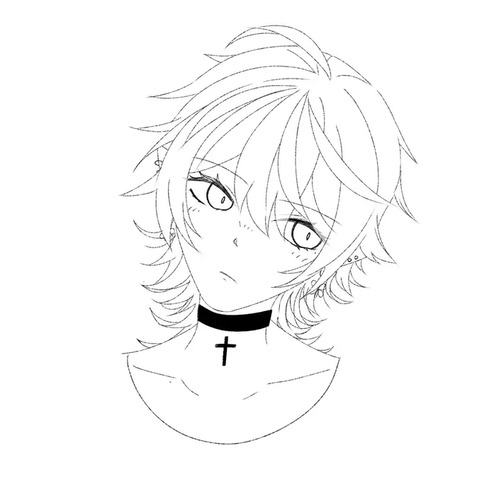 #SanyArt
ウルフカットサーニャ 