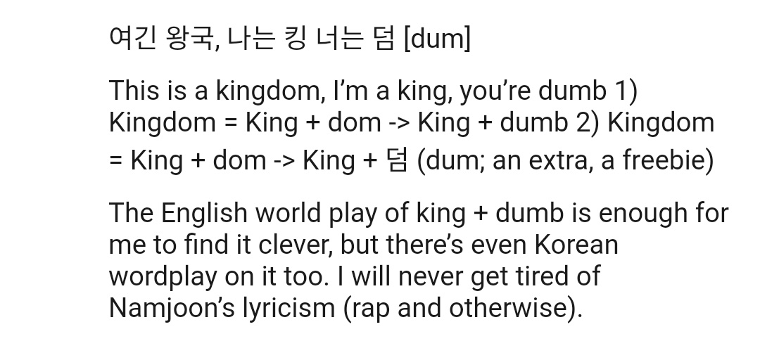 Cypher pt. 2 has SO MUCH really intelligent wordplay.