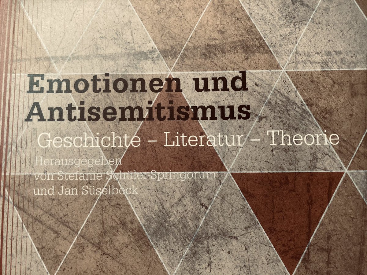 JanSueselbeck's tweet photo. OUT NOW: #EMOTIONEN UND #ANTISEMITISMUS. GESCHICHTE - LITERATUR - THEORIE.
Hrsg. von Stefanie Schüler-Springorum und
@JanSueselbeck
Reihe: Studien zu Ressentiments in Geschichte und Gegenwart; Bd. 5
#AffectStudies #LiteraryAntisemitism
@WallsteinVerlag
https://t.co/5O1aDJC62L https://t.co/Xnbp6EPQZV