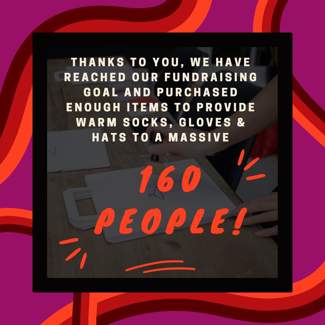 Thank you so much to everyone who shared & donated! 💞 Stay tuned for information tomorrow on how we’ll be distributing the packs, each of which contains fleece gloves, a fleece-lined thermal hat, & three pairs of thermal socks! 🧢🧤🧦