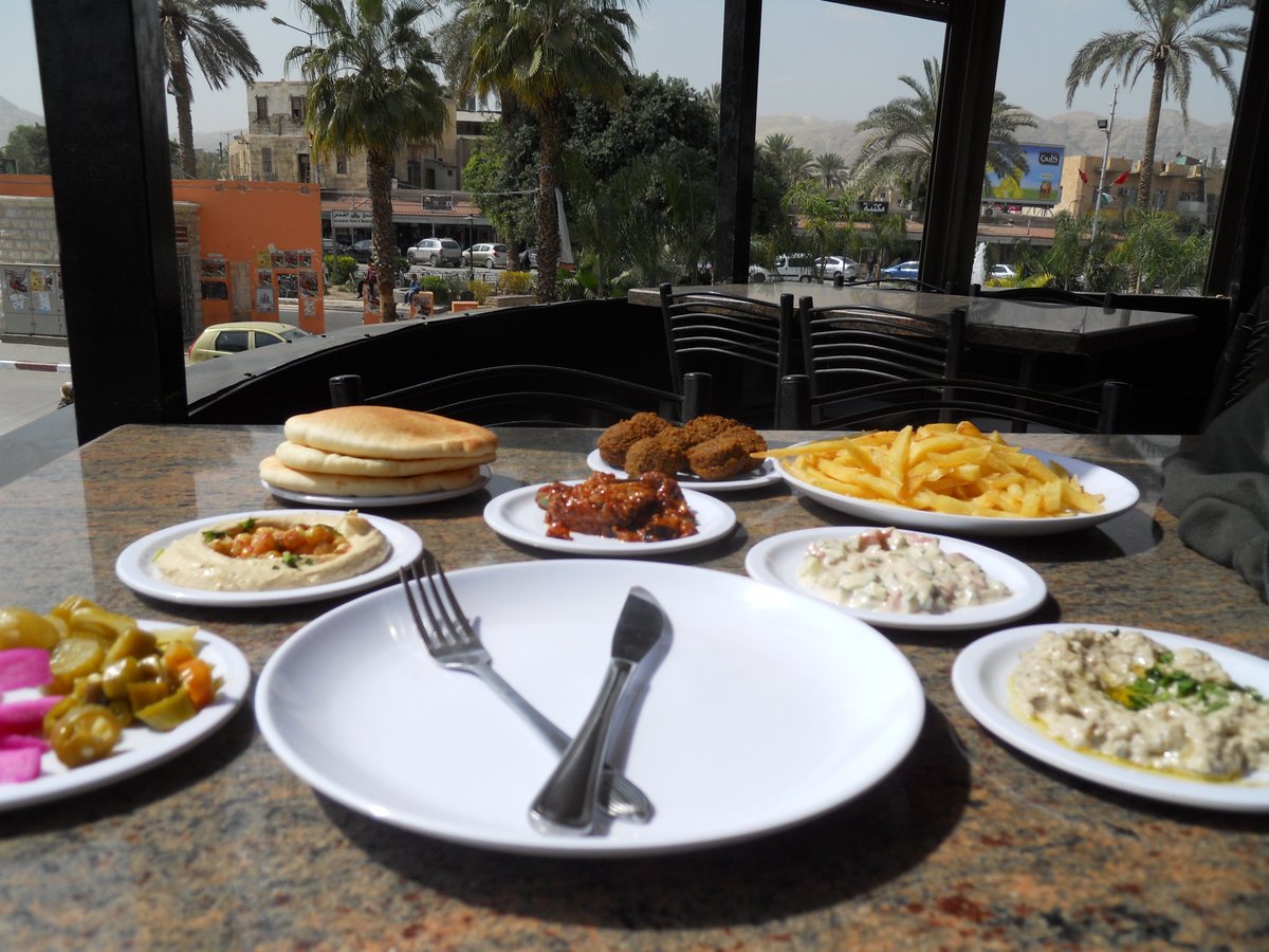 Still miss travelling - and especially eating while travelling: falafel in Jericho, West Bank