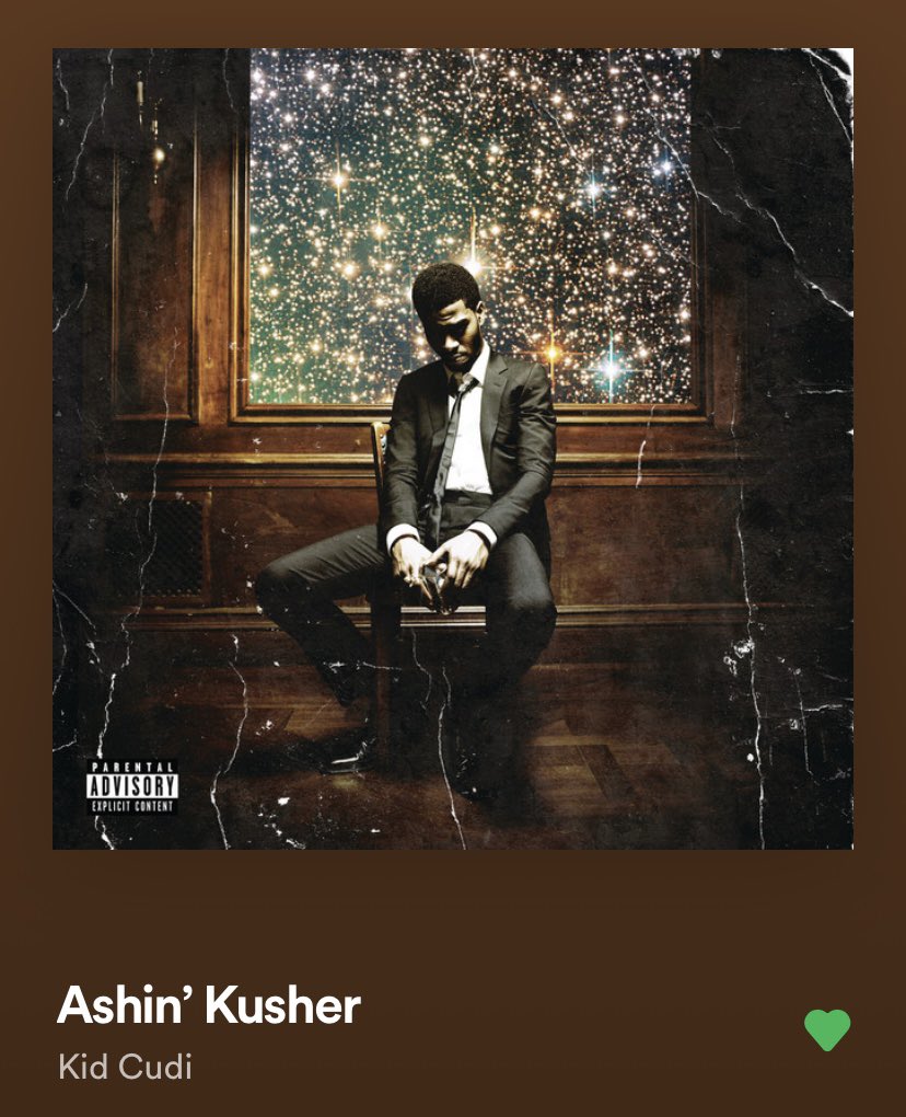 Track 7: Ashin’ KusherWith “Ashin’ Kusher”, the listener now enters Act 3, entitled “Party On”. In this track, we see Cudi freestyle through 3 verses, mainly talking about how careless he is of other people’s opinions on him & how fame has greatly influenced him & his name