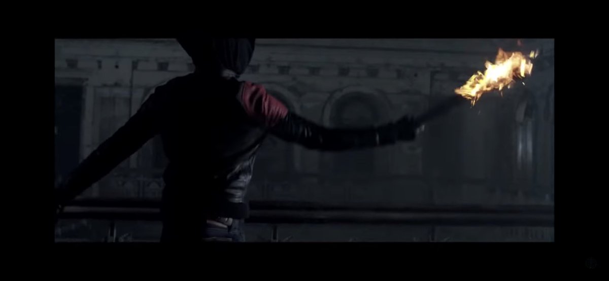 Mr. Rager notices Cudi below the building & throws a flaming bottle down at him, setting the ground ablaze & forcing Cudi to move up to a higher floor where all of his demons are waiting for him & ready to fight.