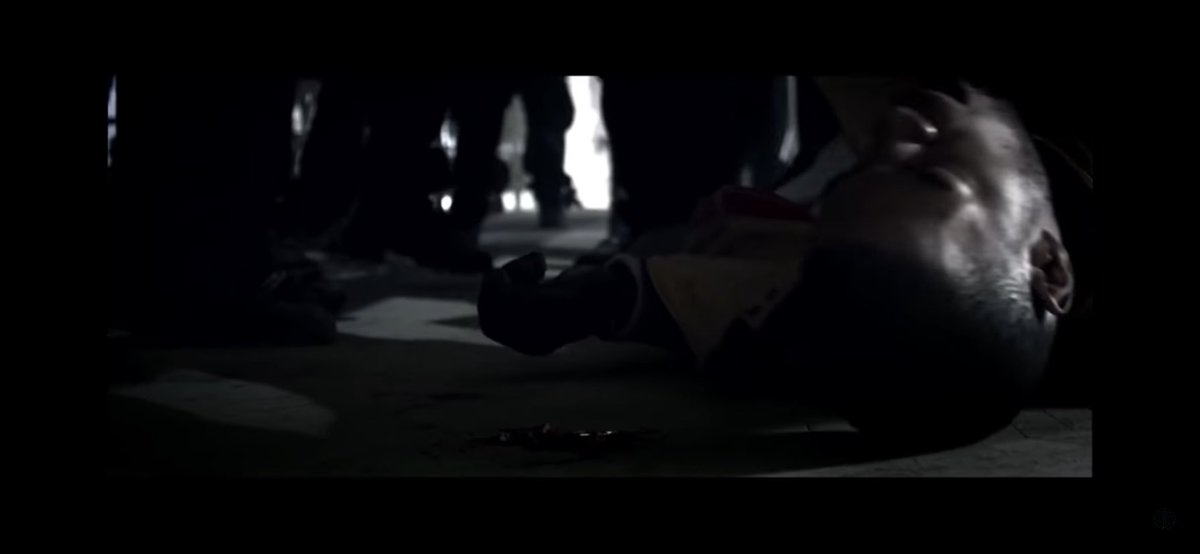 Cudi wouldn’t last long though, as he’s later met with a punch before collapsing again, coughing out blood in the process. He then gets beat down by the rest of the mob while still trying to regain his strength.