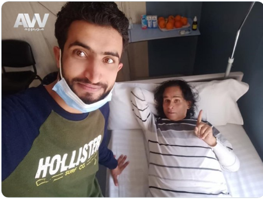 بوابة الوفد أحدث ظهور لـ علي حميدة بالمستشفى بعد استقرار حالته
