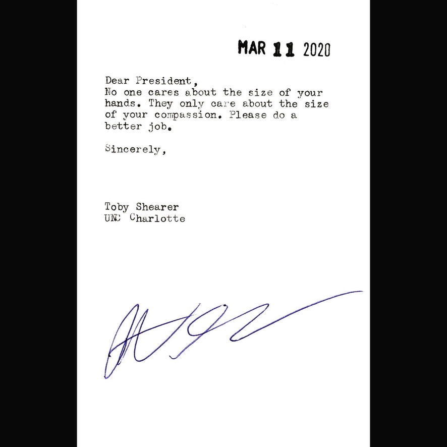 SherylOring's tweet photo. Day 10 of 100...
“... my simple request is that when you’re making decisions, please think about the people rather than your own self interest.”
-Solomon W. @POTUS @VP #iwishtosay #activatingdemocracy https://t.co/LOhsMYzqZs