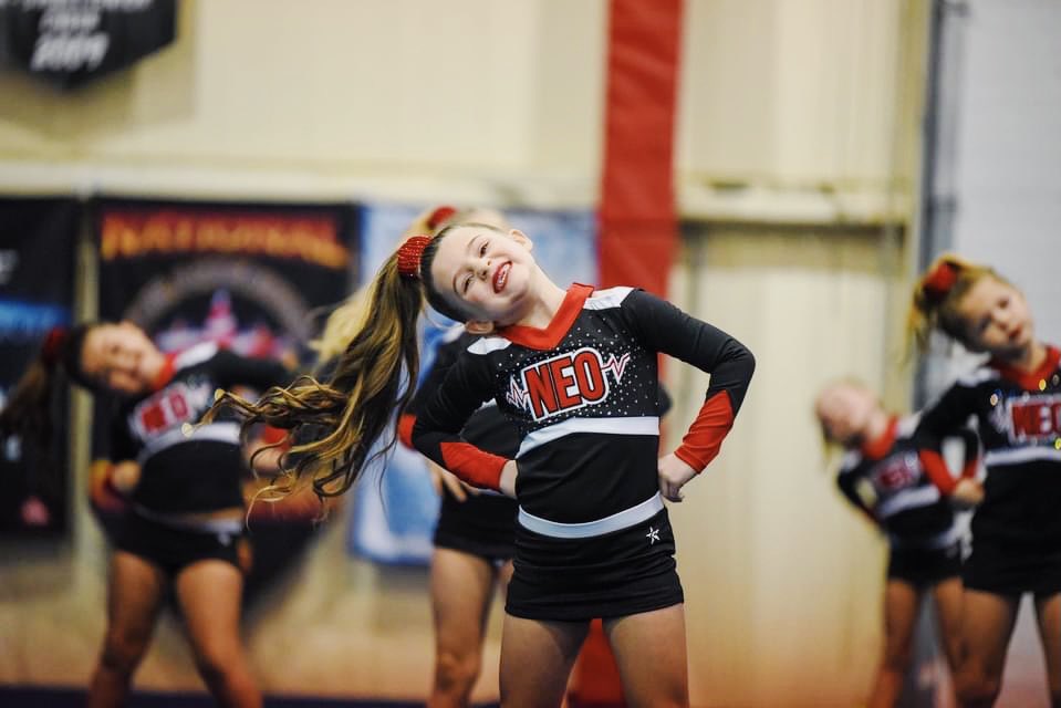 All smiles for Competition Day! ❤️ Good luck to our Prep and Novice teams competing today! #NEOAllstars #Season29