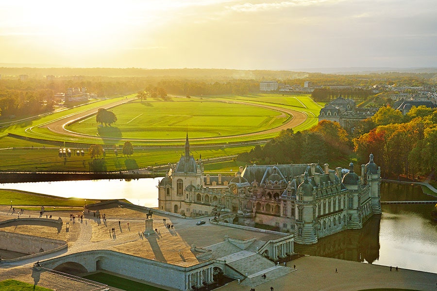 Chantilly Racecourse 30 miles north of Paris, France