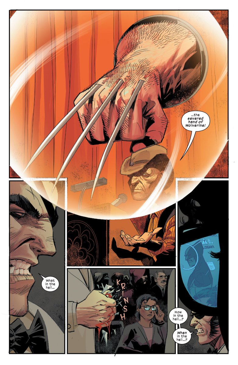 Look at that. Isn't that Old Man Logan's hand?